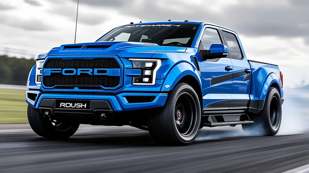 2025 Roush Nitemare: Уличный Монстр на Базе Ford F-150, который Повышает Адреналин и Стиль на Треке!