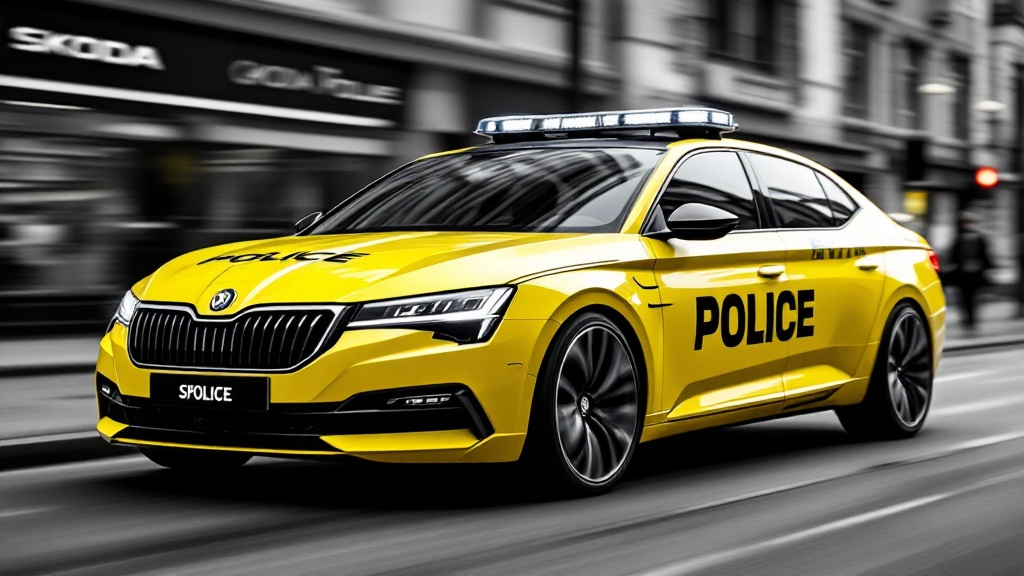 ŠKODA: Как чешские полицейские автомобили завоевывают мир с инновациями и высокой производительностью